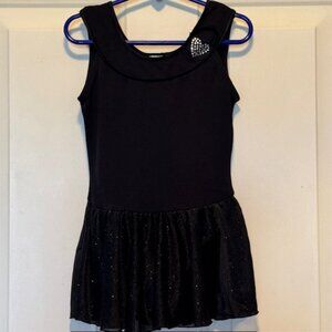 Jacques Moret Black Dance Leotard Dress sz M